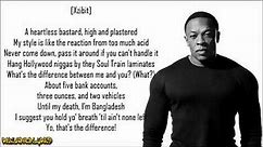 Dr. Dre - What's the Difference ft. Eminem & Xzibit (Lyrics)