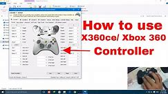 How to Use X360ce/xbox360 controller emulator