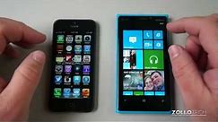 Lumia 920 vs iPhone 5 Comparison