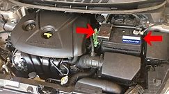 How to Replace Battery on Hyundai Elantra 2011 2012 2013 2014 2015 2016