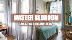 60+ Amazing Master Bedroom Curtain Ideas