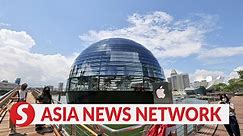 Straits Times | Apple's floating glass store to open at MBS on Sept 10