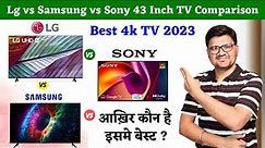Lg vs Samsung vs Sony 43 Inch Smart Led TV ⚡ Samsung vs Sony vs Lg 43 Inch Tv Comparison