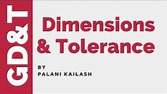 GD&T Tutorials 03 : Dimensions and Tolerances