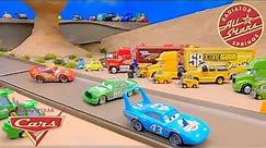Radiator Springs All Stars Race | Lightning McQueen, The King, Chick Hicks & More | Pixar Cars