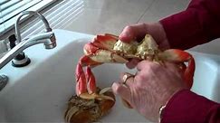 How to clean a crab