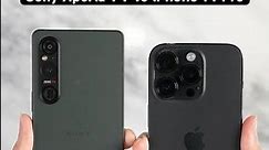 Sony Xperia 1 V vs iPhone 14 Pro Camera Comparison!