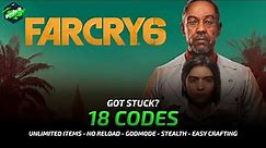 FAR CRY 6 Cheats: No Reload, Godmode, No Silencer Overheat, Stealth, ... | Trainer by PLITCH