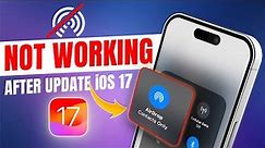 How to Fix AirDrop Not Working Problem on iOS 17 | Airdrop Files Not Receiving on iPhone