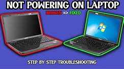Finally Fix Laptop not powering on step by step