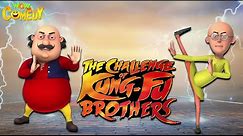 Motu Patlu | The Challenge of Kung Fu Brothers | Hindi Cartoon Movie | Wow Kidz Comedy | #spot
