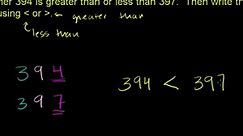 Compare 2-digit numbers (practice)