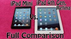 iPad Mini Vs iPad Retina Comparison | Speed Test, Review & Final Thoughts | Apple iPad 4G 4th Gen.