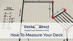 How To Measure Your Deck
