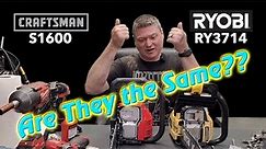Comparing the Craftsman S1600 and Ryobi RY3714 Chainsaws