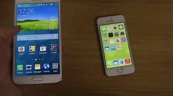 Samsung Galaxy S5 vs. iPhone 5S