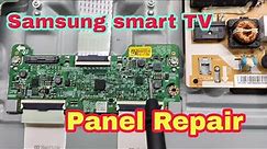 Samsung smart TV panel repair & T-CON protection remove method