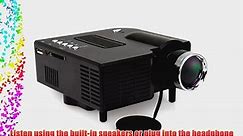 24W Mini Multimedia LCD Image System LED Projector with SD / USB / AV / VGA /HDMI Port - video Dailymotion