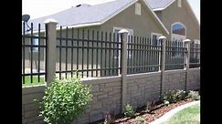 precast concrete fencing designs photos