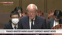 Japan's finance minister warns against currency market moves