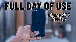 2022 iPhone SE 3 | Day in the life Review! (Battery & Camera Test)