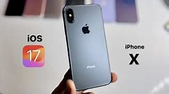 iOS 17 update for iPhone X || How to install iOS 17 update in iPhone X