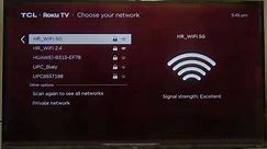 How To Setup Internet Connection On 40 Inch TCL Roku TV Class 3 Series