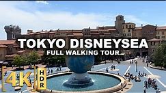 Tokyo DisneySea 2023 Full Walking Tour | This is Disney's Best Theme Park! | 4K HDR | Japan