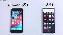 SAMSUNG A70 vs iPhone 6S Plus - SPEED TEST