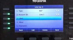 How to edit Yealink Phone DSS Keys