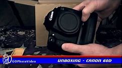 Canon EOS 60D Unboxing + Battery grip