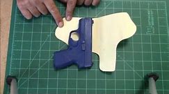 How to make a holster pattern..