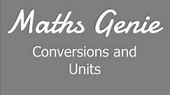 Conversions and Units