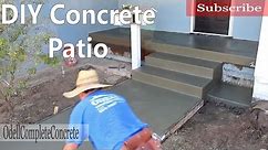 How to Pour a Concrete Patio
