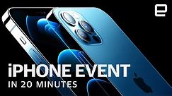 Apple's iPhone 12 event in 20 minutes