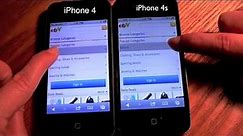 iphone 4 vs iphone 4s