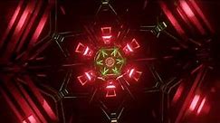 Abstract Background Video 4k Red Green Metallic Wireframe VJ LOOP NEON Sci-Fi Free Calm Wallpaper