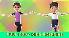 Full Body Kids Workout: Daily Physical Activity For Children At Home | Kids Exercise