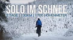 Saale-Radweg im Winter - Fahrrad-Abenteuer im Schnee | Bikepacking Radtour