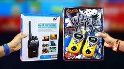 Walkie Talkie & Intercom Collection, Unboxing & Review, Peephole View Toys