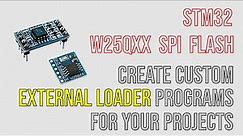 External loaders for SPI flash: a "standard" version