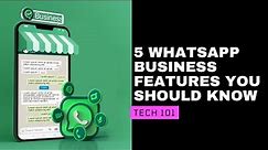 5 Whatsapp Business Features You Should Know | Tech 101 | HT Tech