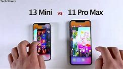 iPhone 13 Mini vs 11 Pro Max | SPEED TEST