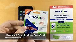 How Much Does Tracfone Data Cost?
