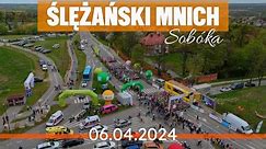 VIA Dolny Śląsk Ślężański Mnich Sobótka 6.04.2024 z drona DJI MINI 4 Pro 4k #drone #dji #kolarstwo
