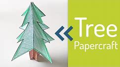 Printable 3D Tree Papercraft
