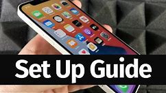 Set Up Guide for iPhone 12 64gb - First Time Turning On | Beginners Guide