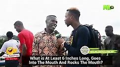 [PART 3] Watch Nigerians Answer This Yeye Question! What Is At Least 6 Inches Long, Goes Into The Mouth And Rocks The Mouth?Full video on Naijaloaded webs - video Dailymotion