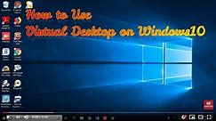 How to Use virtual desktop or Virtual Monitor on Windows 10