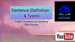 Sentence (Definition & Types)